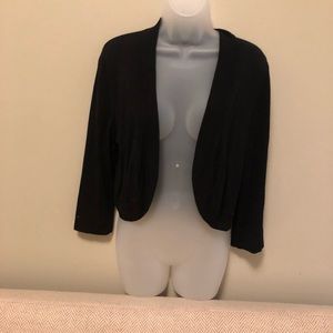 Jessica Howard black shrug sweater